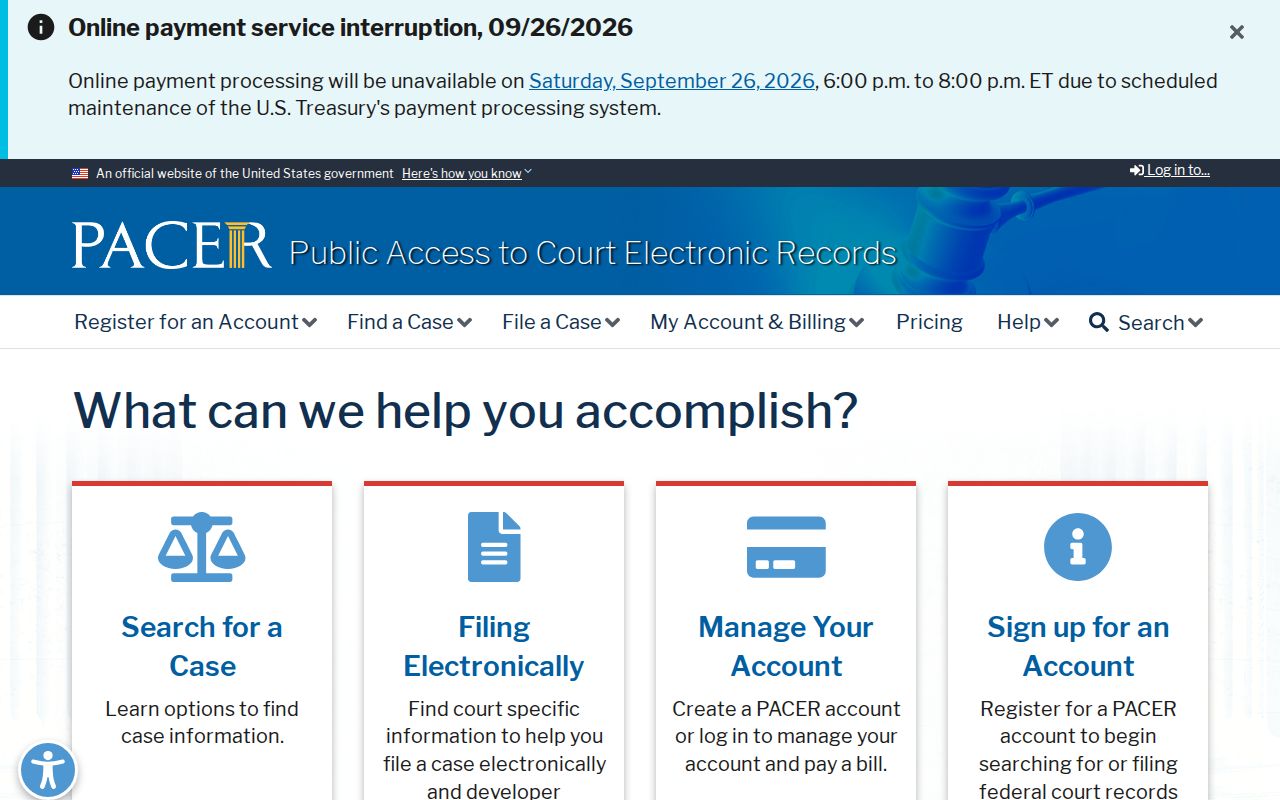 Iowa federal warrant records access through PACER